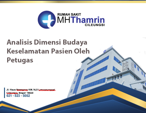 Analisis Dimensi Budaya Keselamatan Pasien Oleh Petugas