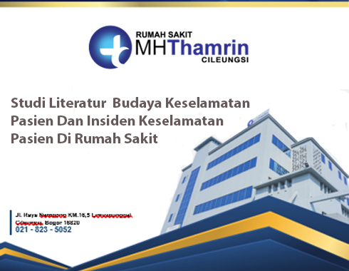 Studi Literatur  Budaya Keselamatan Pasien Dan Insiden Keselamatan Pasien Di Rumah Sakit